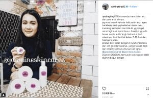 Konten Endorse Ayu Ting Ting