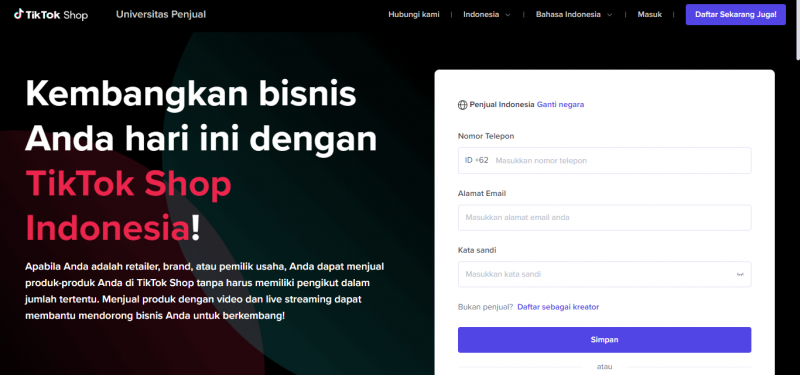 TikTok Shop: Inilah Cara Daftar Dan Syarat Buat Bisnis Online