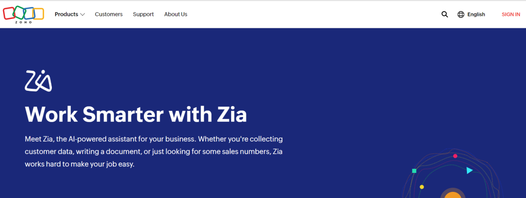 zia by zoho