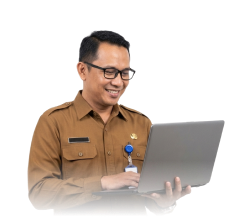 Aparatur pemerintah menggunakan laptop untuk mengakses NoLimit